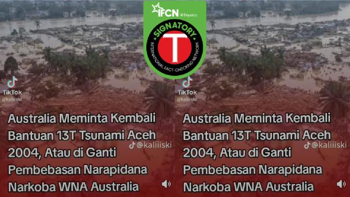 sumber gambar: tempo.co Tankapan layar postingan hoaks yang beredar di media sosial